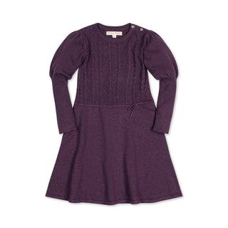 Organic Cable Bodice Sweater Dress - Baby - By Baano