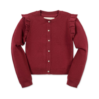 Organic Milano Ruffle Cardigan - Baby - By Baano