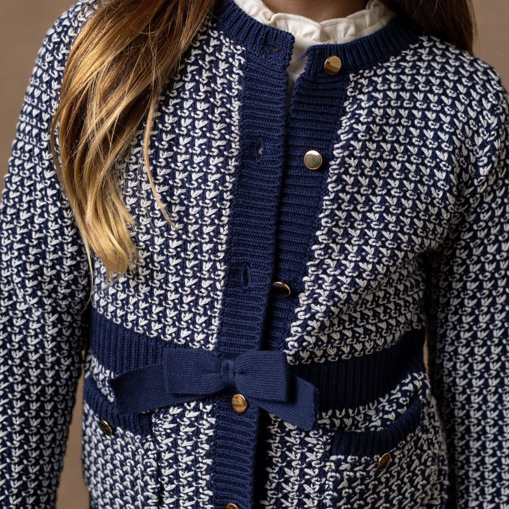 Organic Fancy Tweed Cardigan - Baby - Glamourous Grace