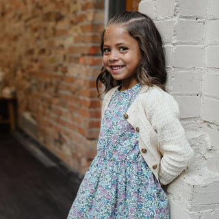 Organic Chevron Cable Cardigan - Baby - Glamourous Grace