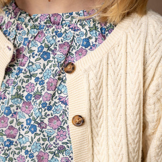 Organic Chevron Cable Cardigan - Baby - Glamourous Grace