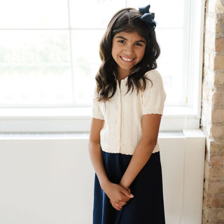 Organic French Schoolgirl Sweater Dress - Baby - Glamourous Grace