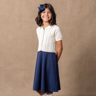 Organic French Schoolgirl Sweater Dress - Glamourous Grace