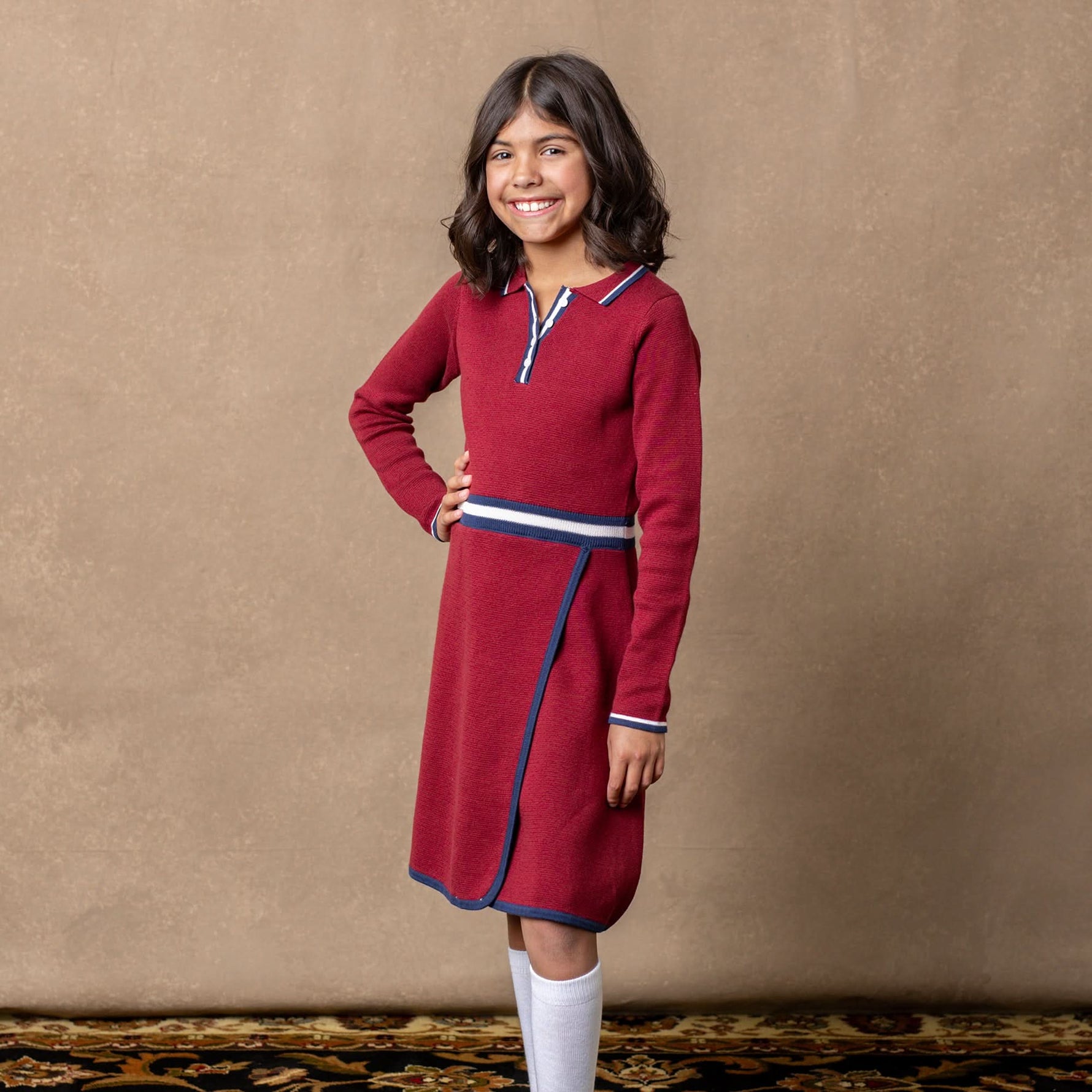 Organic Henley Sweater Dress - Baby - Glamourous Grace