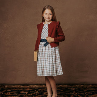 Organic Stretch Poplin Sash Dress - Baby - Glamourous Grace