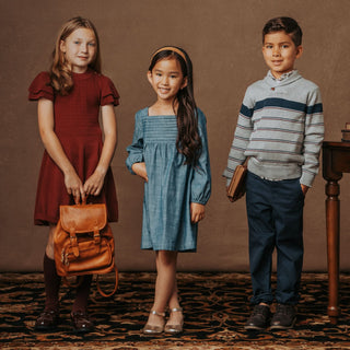 Organic Ruched Chambray Dress - Glamourous Grace