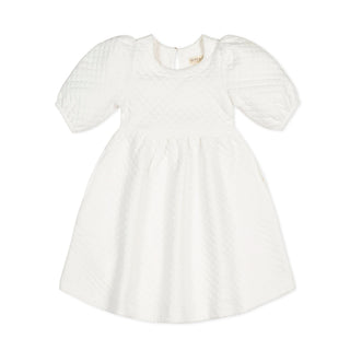 Quilted Puff Sleeve Dress - By Baano