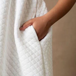 Quilted Puff Sleeve Dress - By Baano