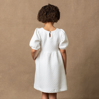 Quilted Puff Sleeve Dress - By Baano