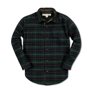 Organic Flannel Shirt with Suede - Glamourous Grace