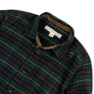 Organic Flannel Shirt with Suede - Glamourous Grace