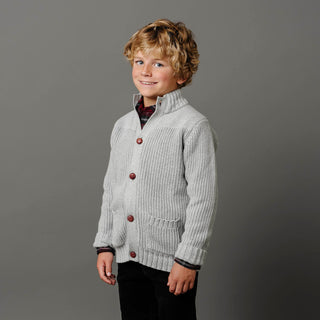 Organic Mock Neck Cardigan - Baby - Glamourous Grace