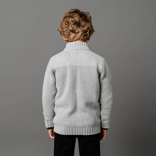 Organic Mock Neck Cardigan - Baby - Glamourous Grace
