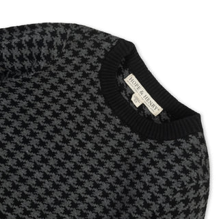 Organic Intarsia Crew Neck Sweater - Glamourous Grace
