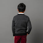 Organic Intarsia Crew Neck Sweater - Baby - Glamourous Grace