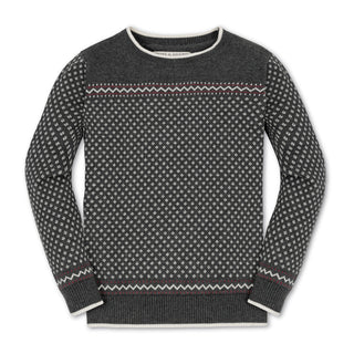 Organic Intarsia Crew Neck Sweater - Baby - Glamourous Grace