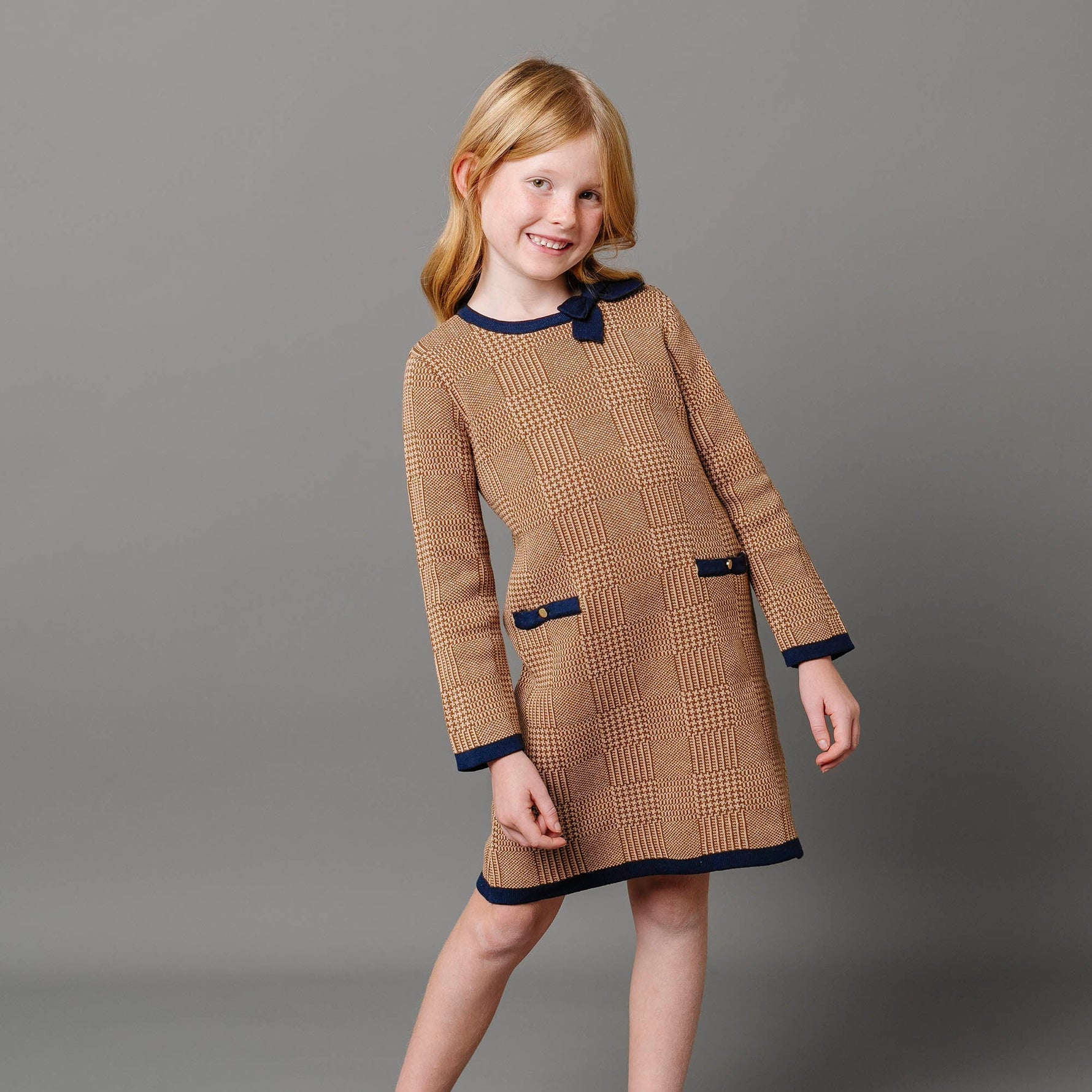 Organic Bow Sweater Dress - Baby - Glamourous Grace