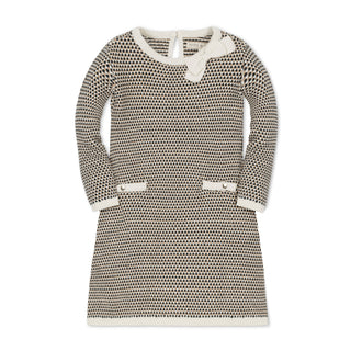 Organic Tweed Bow Sweater Dress - Baby - By Baano