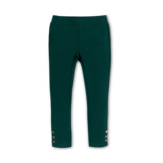 Button Cuff Ponte Pant - Baby - By Baano