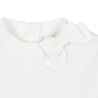 Organic Mock Neck Bow Detail Sweater Dress - Glamourous Grace