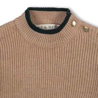 Organic Mock Neck Flounce Sweater Dress - Glamourous Grace