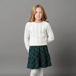 Organic Raglan Cable Sweater - Baby - Glamourous Grace
