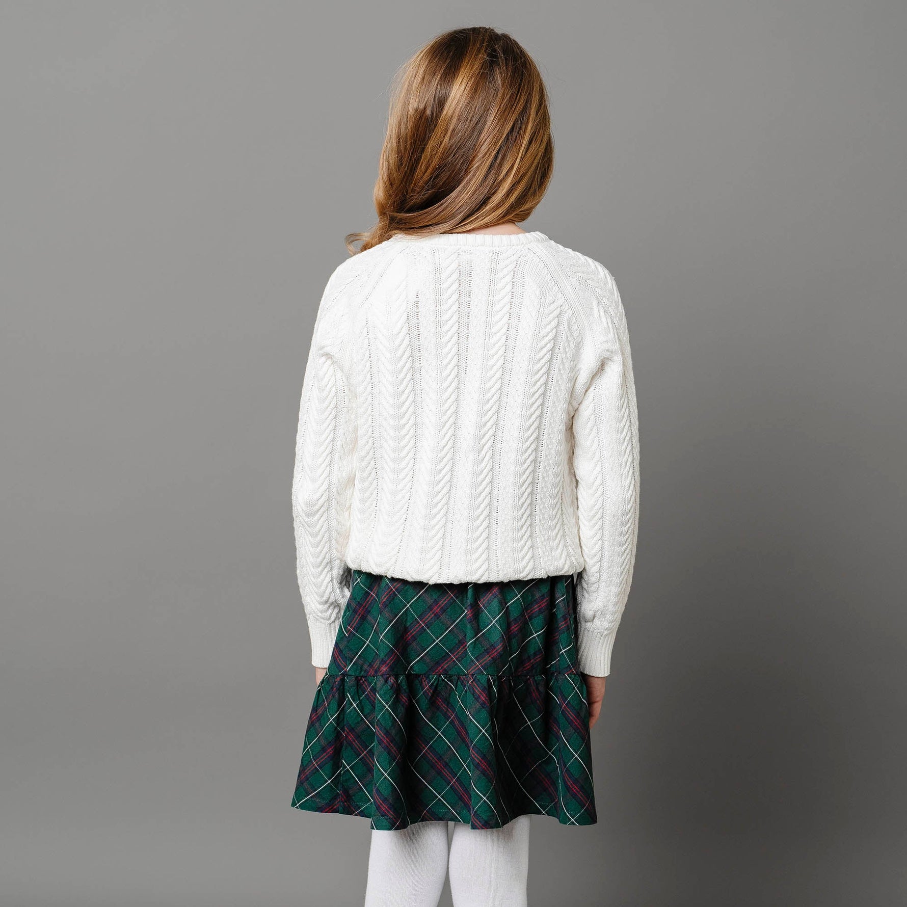 Organic Raglan Cable Sweater - Baby - Glamourous Grace