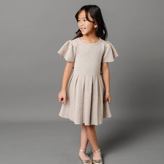 Organic Pleated Sweater Dress - Baby - Glamourous Grace