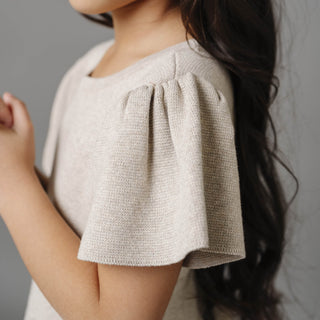 Organic Pleated Sweater Dress - Baby - Glamourous Grace