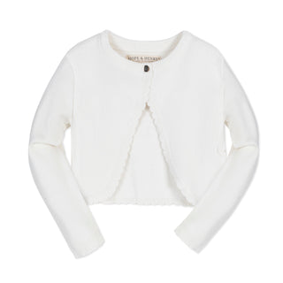 Organic Cropped Milano Cardigan - Baby - By Baano