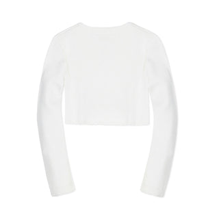 Organic Cropped Milano Cardigan - By Baano