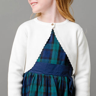 Organic Cropped Milano Cardigan - Baby - By Baano