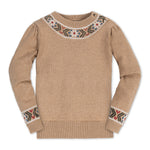 Organic Intarsia Trim Sweater - Baby - Glamourous Grace
