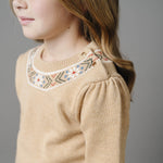 Organic Intarsia Trim Sweater - Baby - Glamourous Grace