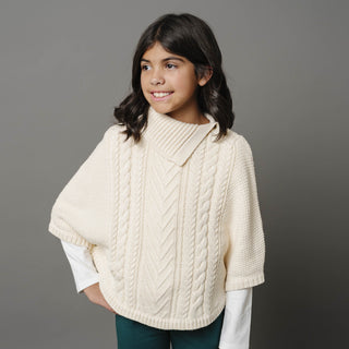 Organic Split Collar Sweater Cape - Glamourous Grace