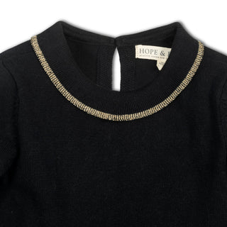 Organic Ruffle Collar Sweater Dress - Glamourous Grace