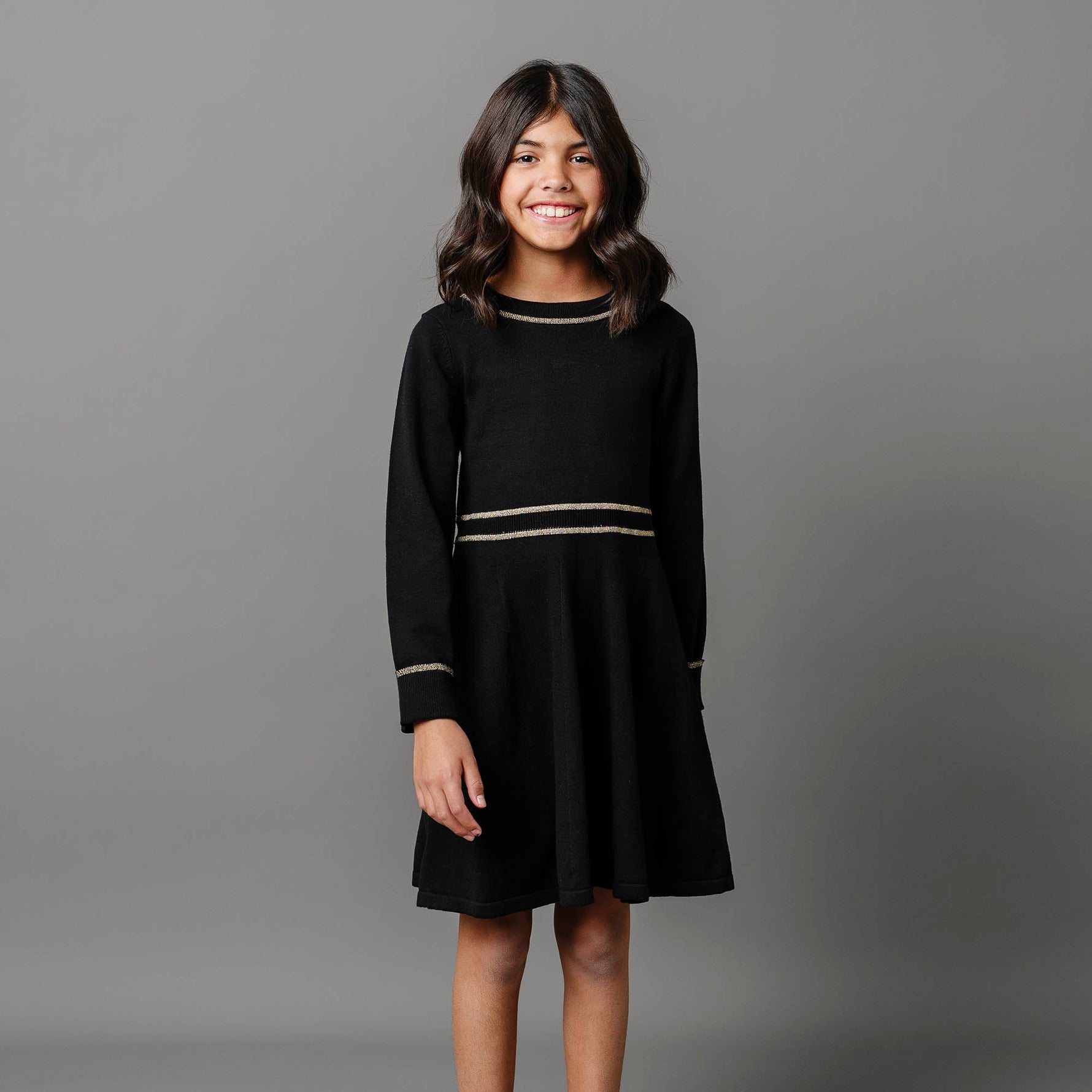 Organic Ruffle Collar Sweater Dress - Baby - Glamourous Grace