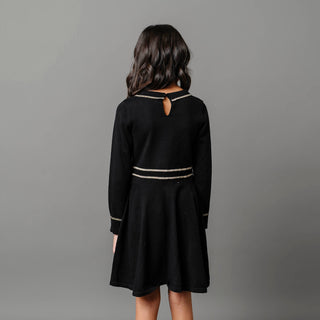 Organic Ruffle Collar Sweater Dress - Glamourous Grace