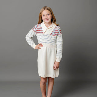 Organic Shawl Collar Sweater Dress - Glamourous Grace