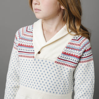 Organic Shawl Collar Sweater Dress - Glamourous Grace