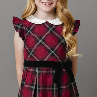 Organic Peter Pan Collar Party Dress - Glamourous Grace