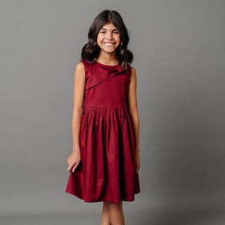Organic Asymmetrical Bow Party Dress - Glamourous Grace