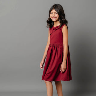 Organic Asymmetrical Bow Party Dress - Glamourous Grace