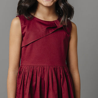 Organic Asymmetrical Bow Party Dress - Glamourous Grace