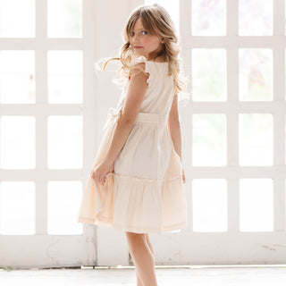 Organic Tiered Sateen Party Dress - Glamourous Grace