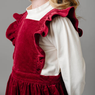 Organic Corduroy Ruffle Jumper - Baby - By Baano