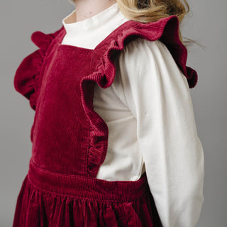 Organic Corduroy Ruffle Jumper - Glamourous Grace