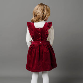 Organic Corduroy Ruffle Jumper - Baby - By Baano