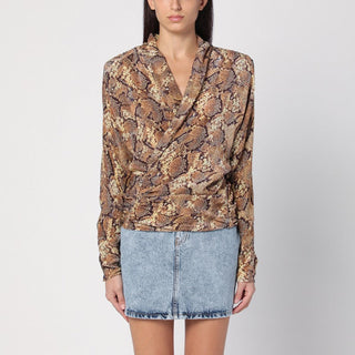 Snake Print Marlin Blouse