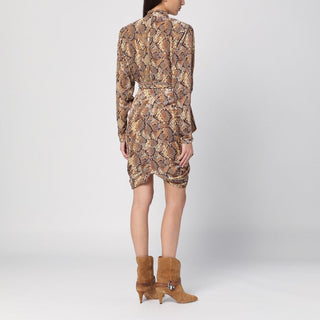 Cleora Snake Print Dress - By Baano